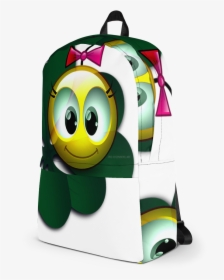 Backpack,smile,clipart - Cartoon, HD Png Download, Transparent PNG