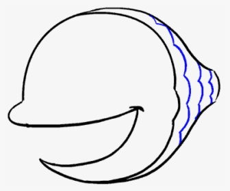 How To Draw Cartoon Fish - Line Art, HD Png Download, Transparent PNG