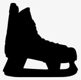 Cartoon Hockey Skates Png Clipart , Png Download - Hockey Skate Clipart Silhouette, Transparent Png, Transparent PNG