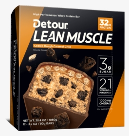 Detour Lean Muscle Cookie Dough Caramel Crisp 90gm, HD Png Download, Transparent PNG