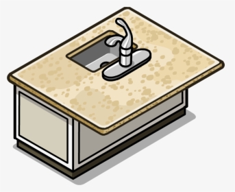 Granite Kitchen Island In-game - Clipart Kitchen Island, HD Png Download, Transparent PNG