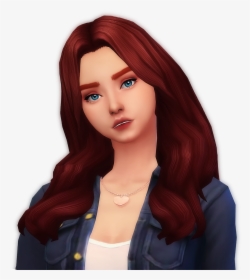 Sims 4 Red Hair, HD Png Download, Transparent PNG