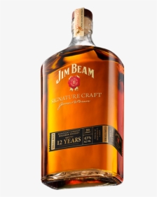 Jim Beam Signature Craft 12 Year Old, HD Png Download, Transparent PNG