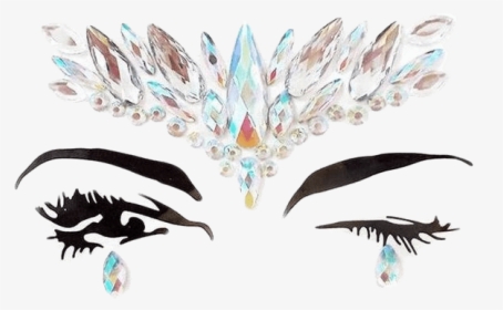 Unicorn Tears Facial Jewels - Αυτοκολλητα Προσωπου, HD Png Download, Transparent PNG
