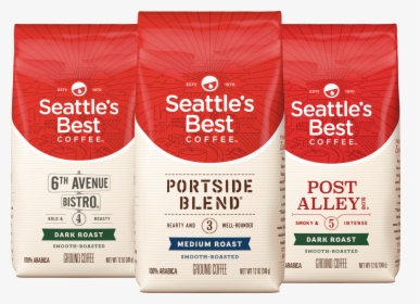 Ground & Whole Bean Coffee - Seattle's Best Coffee, HD Png Download, Transparent PNG