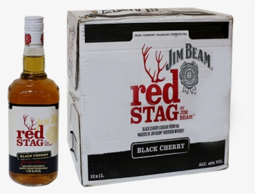 Jim Beam Bourbon Red Stag Black Cherry, HD Png Download, Transparent PNG