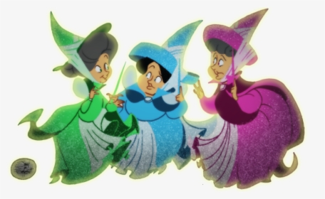 Fairy Godmother Maleficent The Walt Disney Company - Three Fairies, HD Png Download, Transparent PNG