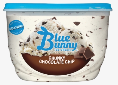 Blue Bunny Chocolate Chip Ice Cream , Png Download - Blue Bunny Cherry Chocolate Chunk, Transparent Png, Transparent PNG