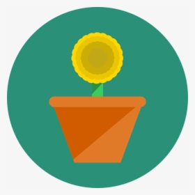 Simple, Flower, Spring, Design, Icon, Colorful - Circle, HD Png Download, Transparent PNG