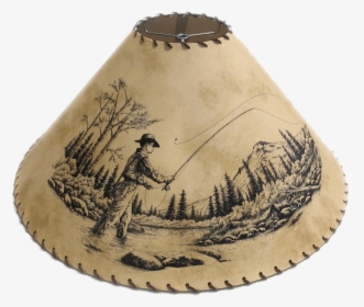 Wildlife Lampshade - Fly Fisherman - Lampshade, HD Png Download, Transparent PNG