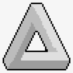 Transparent Penrose Triangle Png - Undertale Asriel Pixel Art, Png Download, Transparent PNG