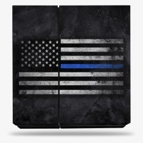 Sony Ps4 Thin Blue Line Decal Skin Kit - Flag With Green Line, HD Png Download, Transparent PNG