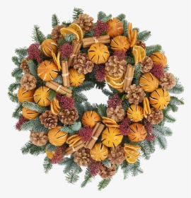 Traditional Christmas Door Wreath, HD Png Download, Transparent PNG