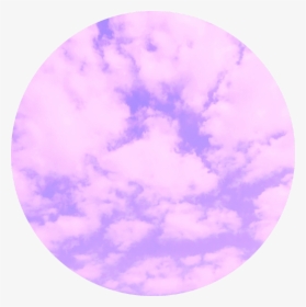 #purple #cloud #circle #background #tumblr #aesthetic, HD Png Download, Transparent PNG