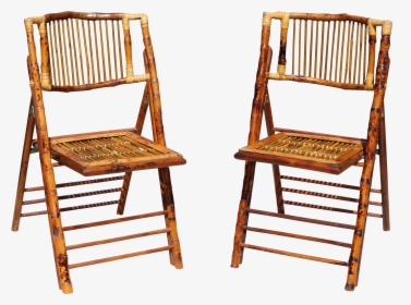 Bamboo Dining Chairs Folded, HD Png Download, Transparent PNG