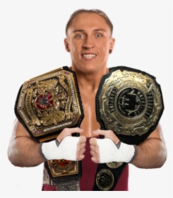 Pete Dunne Progress And Uk Champion , Png Download - Wwe Pete Dunne Champion, Transparent Png, Transparent PNG