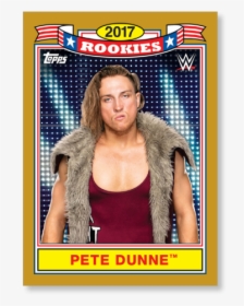 2018 Topps Wwe Heritage Pete Dunne Top Ten Rookies - Poster, HD Png Download, Transparent PNG