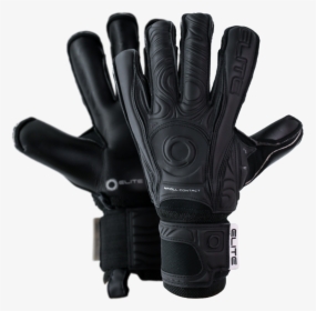 Elite Sport Black Solo Soccer Goalie Gloves - Elite Black Solo Goalkeeper Gloves, HD Png Download, Transparent PNG