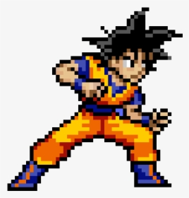 Goku Pixel Art Png, Transparent Png, Transparent PNG