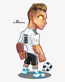 Toni Kroos Caricature - Caricaturas De Toni Kroos, HD Png Download, Transparent PNG