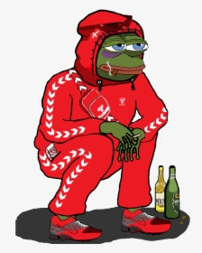 En Opdateret Version Af Dansk-slav Pepe - Meme Frog Tri Poloski, HD Png Download, Transparent PNG