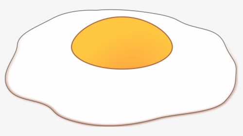 Fried Egg Clipart Black And White - Sunny Side Up Clipart, HD Png Download, Transparent PNG