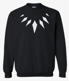 Black Panther Necklace T-shirt, Long Sleeve, Hoodie - Friends Ugly Christmas Sweaters, HD Png Download, Transparent PNG