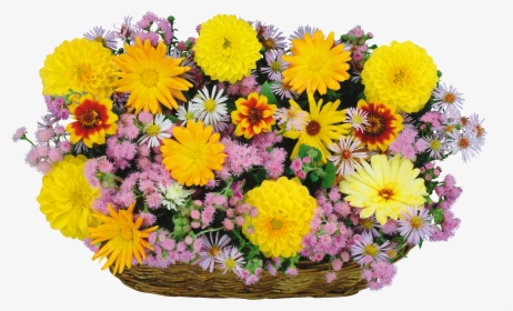 Large Transparent Flowers Basket Clipart M 1381788000 - Flower Basket Transparent, HD Png Download, Transparent PNG