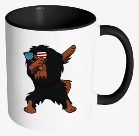 Dabbing Tibetan Mastiff Dog America Flag - Mug, HD Png Download, Transparent PNG