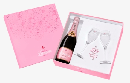 Gift Set Punta Del Este 2 Champagne Flutes - Lanson Gift Set, HD Png Download, Transparent PNG