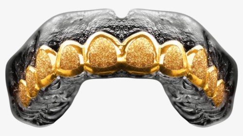 Gold Grill Mouthpiece Football, HD Png Download, Transparent PNG