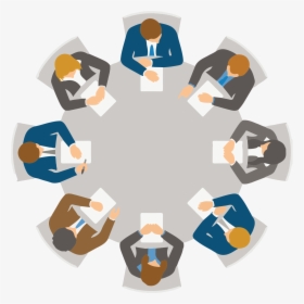 Conference Clipart Round Table Meeting - Round Table Discussion Clip Art, HD Png Download, Transparent PNG