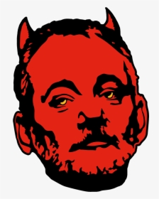 Image Of Devil Murray T-shirt - Bill Murray, HD Png Download, Transparent PNG