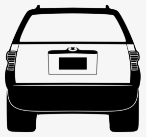 Tailgate, Suv, Station Wagon, Suburban, Car, Vehicle - Car Back Vector Png, Transparent Png, Transparent PNG
