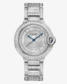 Transparent Diamond Watch Png - Cartier Ballon Diamond Watch, Png Download, Transparent PNG