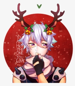 Christmas Reindeer Anime, HD Png Download, Transparent PNG