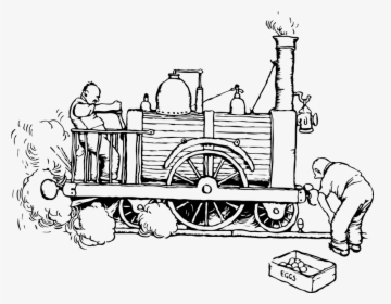 Steam, Vintage, Engine, Train, Steampunk, Old, Antique - Heath Robinson Train, HD Png Download, Transparent PNG