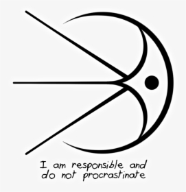 “i Am Responsible And Do Not Procrastinate” Sigil requested - Circle, HD Png Download, Transparent PNG