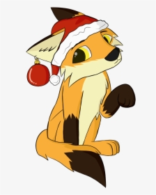 Fox Png Alpha Christmas Wolf Anime Wwwpicturesbosscom - Christmas Foxes Clipart, Transparent Png, Transparent PNG