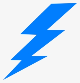 Lightning Clipart Blue - Lightning Bolt Clipart Blue, HD Png Download, Transparent PNG
