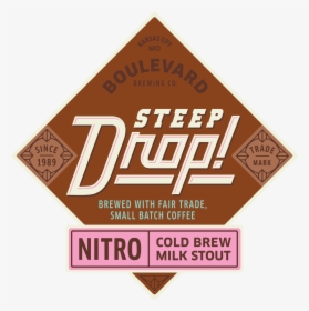 Blvd Steep Drop Nitro Coffee Milk Stout, HD Png Download, Transparent PNG