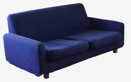Sofa - Transparent Png Seat Blue Sofa, Png Download, Transparent PNG