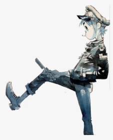 Hq 2d Transparency - Damon Albarn And Gorillaz, HD Png Download, Transparent PNG