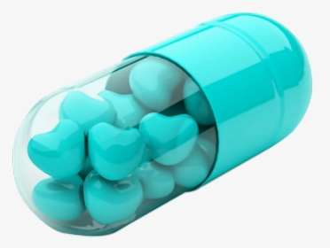 ⚫💊⚫ #ftestickers #pill #pills #hearts #blue - Love Pills, HD Png Download, Transparent PNG