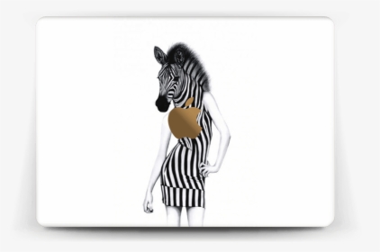 Party Zebra Skin Macbook 12” - Cartoon, HD Png Download, Transparent PNG