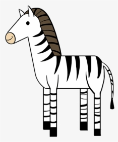 How To Draw Zebra - Easy Drawing Of A Zebra, HD Png Download, Transparent PNG
