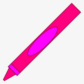 Crayon Svg Clip Arts - Pink Crayon Transparent Background, HD Png Download, Transparent PNG