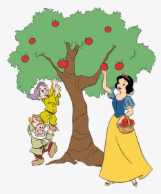 Snow White Picking Apples, HD Png Download, Transparent PNG