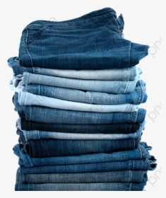Stack Of Folded Jeans, HD Png Download, Transparent PNG
