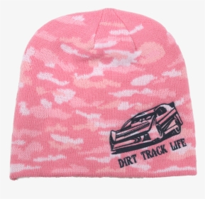 Pink Camo Dirt Track Life Beanie ***choose Sprint Car, - Beanie, HD Png Download, Transparent PNG